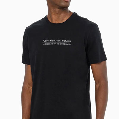 Camiseta Calvin Klein Jeans Masculina Institutional New Logo Preta